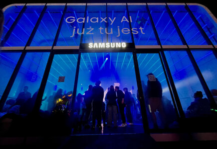 Monumentalna strefa Samsung Galaxy na Open’er Festival – potęga ekspozycji z AirClad XPO DH.