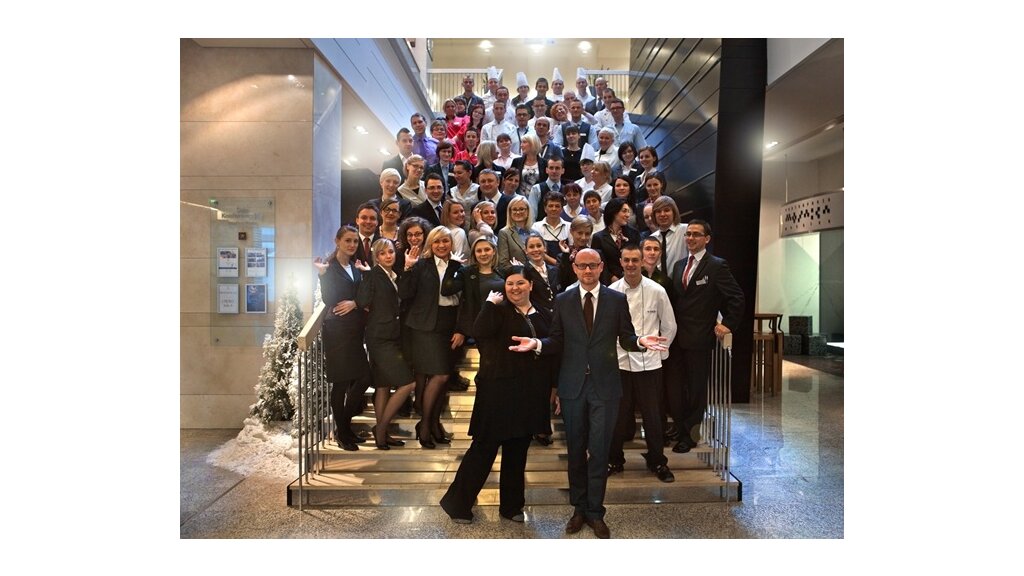 Zespół IBB Andersiaz dyrektorem hotelu Marcinem Woźniakiem na czele.