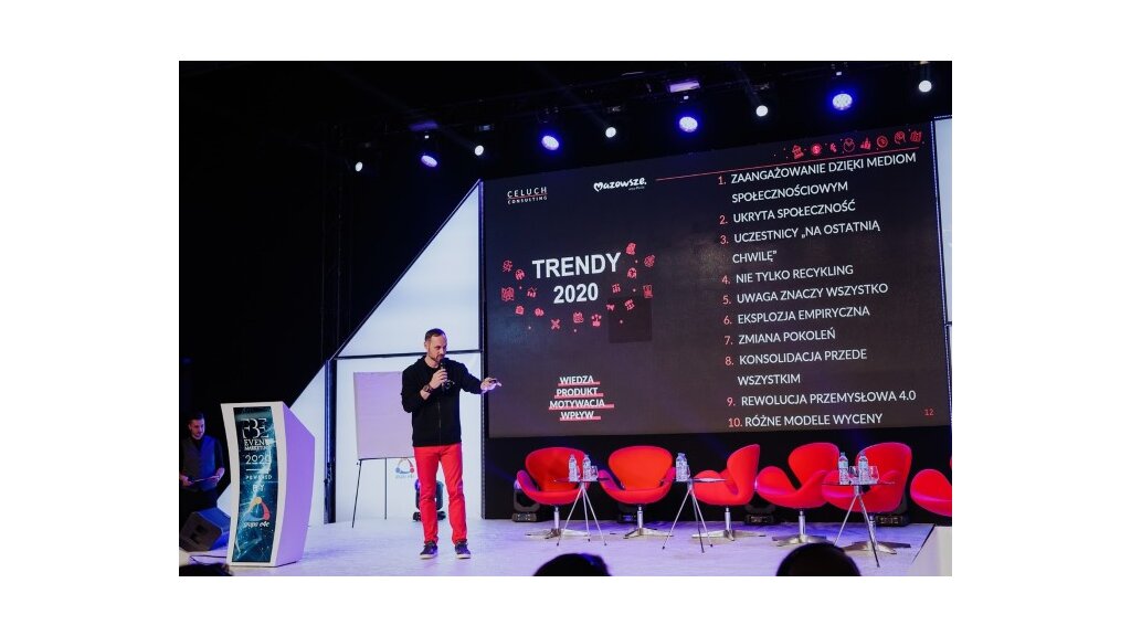 Raport „Trendy 2020” opracowany przez Krzysztofa Celucha swoją premierę miał podczas piątej edycji Forum Branży Eventowej. fot. Ewa Witak