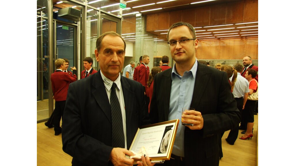 od lewej: Zbigniew Sielecki (Hotel OSSA Congress & SPA), Piotr Cieślak (Meeting Planner)
