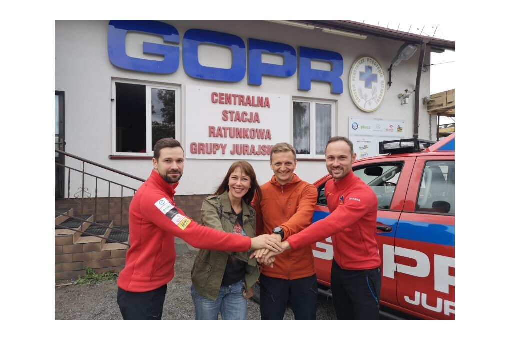Robert Pilarczyk (GJ GOPR), Monika Dymacz-Kaczmarczyk (MPI Poland), Grzegorz Krawczyk (PZU), Krzysztof Celuch (SGTiH)