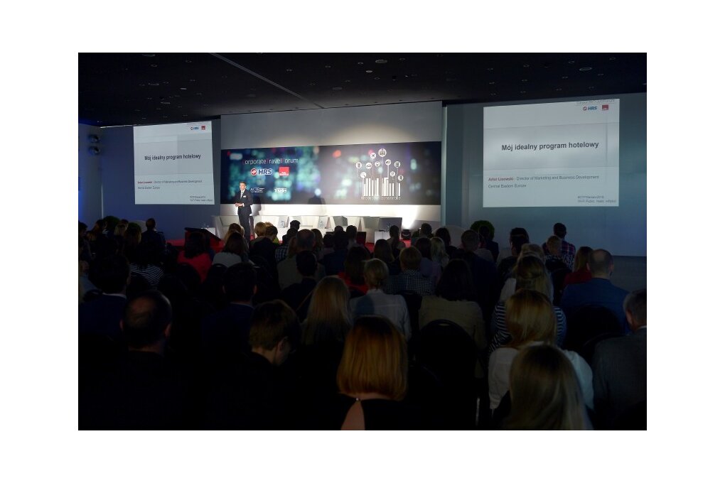 Na CTF przybyło ponad 150 gości, prezentację na temat idealnego programu hotelowego, poprowadził Artur Lisowski, director of marketing and business development Central Eastern Europe, HRS Polska