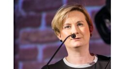 Dominika Borawska podczas finału MP Power Awards odbiera Powera dla VES