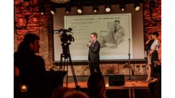 Paweł Brun, prezes zarządu spółki Krzysztof Brun i Syn o historii firmy i kamienicy przy Białostockiej 22. fot. Ewa Witak, Fotograficznie.pl