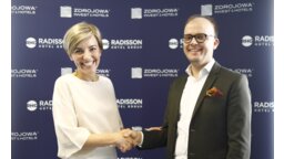 Valerie Schuermans (RHG) i Jan Wróblewski (Zdrojowa Invest)