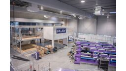 Poznań Game Arena - strefa Paly podczas montażu