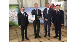 Cezary Wilemajtys podczas ceremonii przyznania tytułu Geparda Biznesu.
