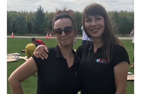 Maja Bryjak i Monika Dymacz-Kaczmarczyk