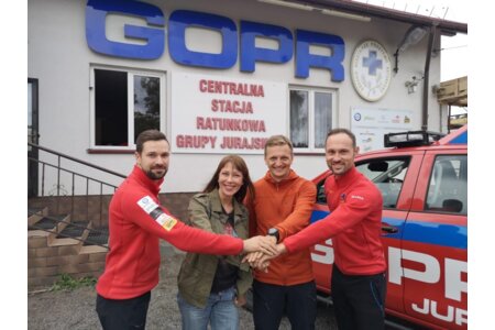 Robert Pilarczyk (GJ GOPR), Monika Dymacz-Kaczmarczyk (MPI Poland), Grzegorz Krawczyk (PZU), Krzysztof Celuch (SGTiH)