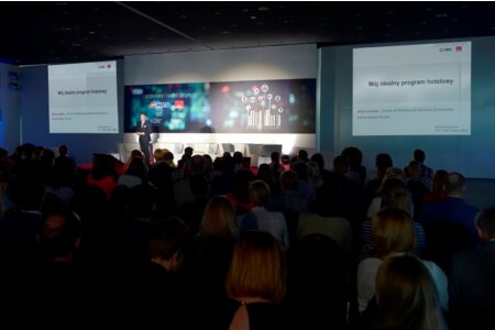 Na CTF przybyło ponad 150 gości, prezentację na temat idealnego programu hotelowego, poprowadził Artur Lisowski,  director of marketing and business development Central Eastern Europe, HRS Polska