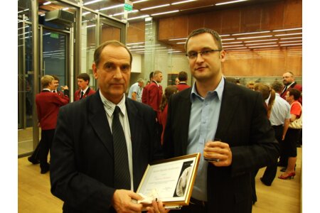 od lewej: Zbigniew Sielecki (Hotel OSSA Congress & SPA), Piotr Cieślak (Meeting Planner)