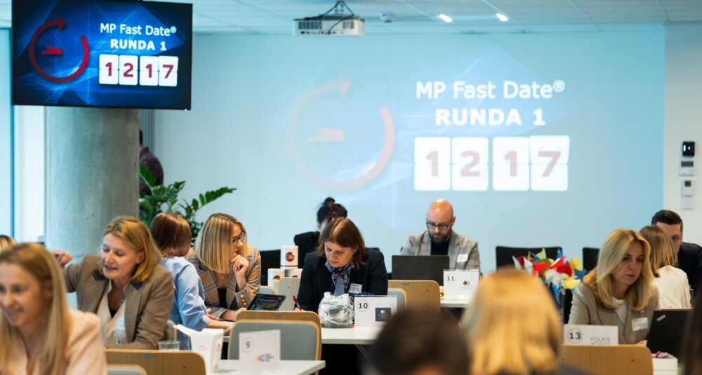 MP Fast Date® w Centrum Konferencyjnym ADN. Część główna – warsztaty biznesowe Fot. Marcin Faliński