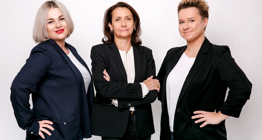 Anna Godzisz, Gabriela Żółtaniecka i Anna Rogowiecka - partnerki agencji Roots.