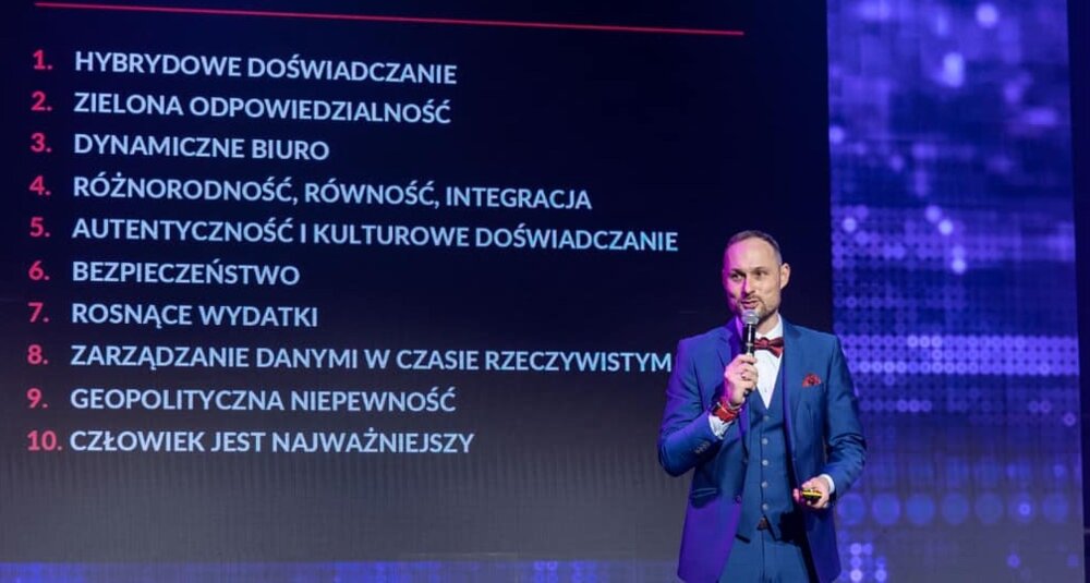 Raport „Trendy 2023” opracowany przez dr. hab. Krzysztofa Celucha miał premierę podczas siódmej edycji Forum Branży Eventowej. fot. Nikola Naus