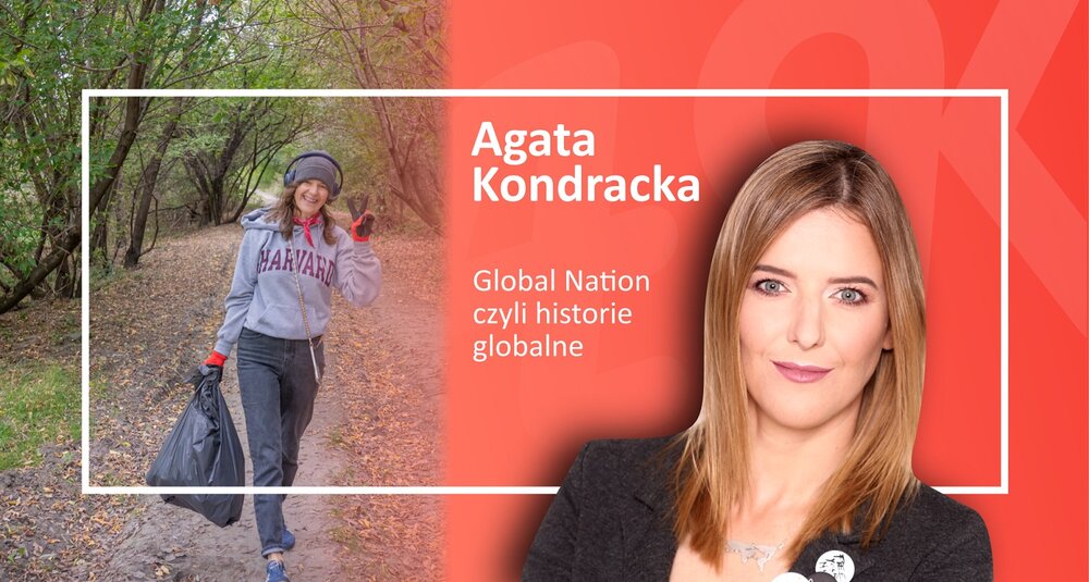 Agata Kondracka w cyklu Global Nation czyli historie globalne, fot. P. Salabura: Inicjatywa „Książki za worek śmieci”