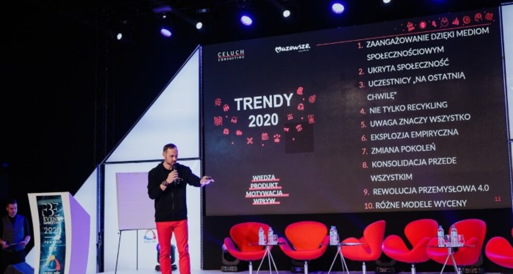 Raport „Trendy 2020” opracowany przez Krzysztofa Celucha swoją premierę miał podczas piątej edycji Forum Branży Eventowej. fot. Ewa Witak