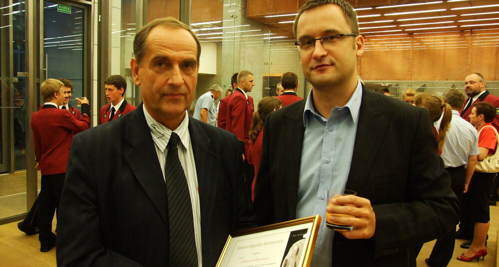 od lewej: Zbigniew Sielecki (Hotel OSSA Congress & SPA), Piotr Cieślak (Meeting Planner)