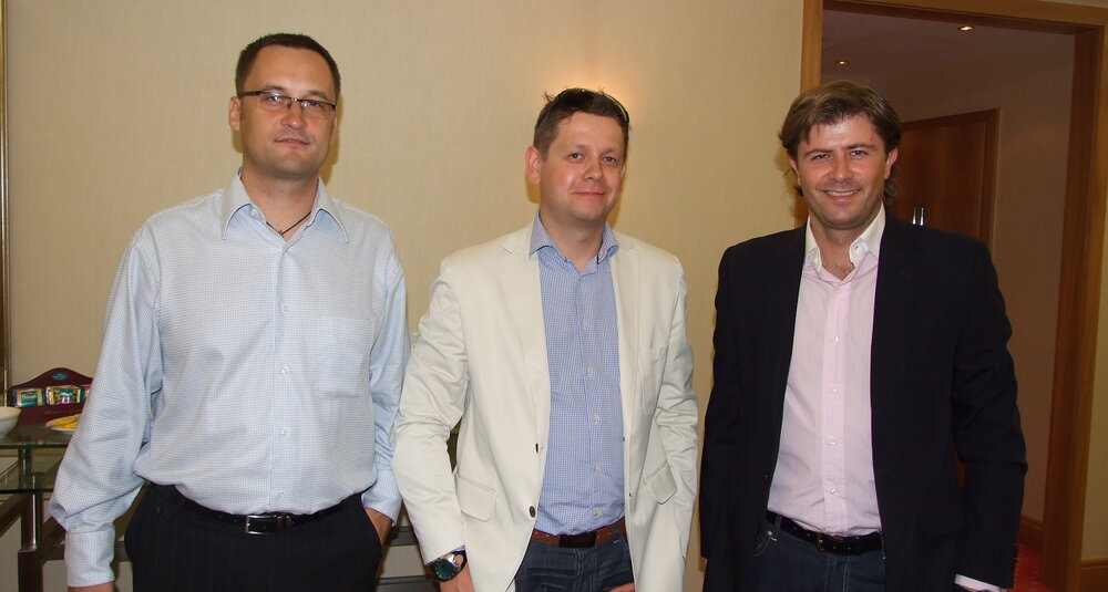 od lewej: Piotr Cieślak (Meeting Planner), Paweł Netczuk (Mediarun), Michał Czerwiński (In Dreams)