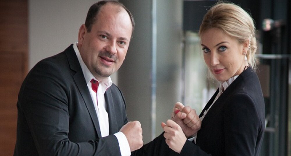 Współwłaściciele Idea Productions Poland: Marcin Radwański i Aneta Radzimirska