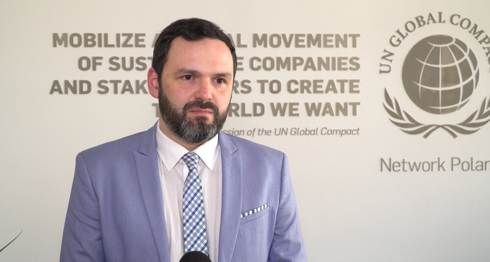 Kamil Wyszkowski, przedstawiciel i prezes rady UN Global Compact w Polsce