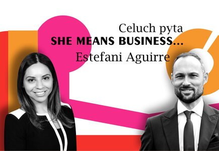 Estefani Aguirre i Krzysztof Celuch w cyklu She Means Business...