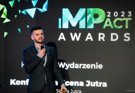 MP Impact Awards – prezentacja finalistów, kat. Wydarzenie: Konferencja Scena Jutra, Michał Fiodorow, Fundacja Scena Jutra