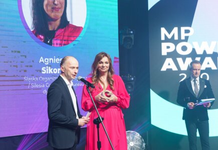 Michał Kozak, Hotel Arłamów i Katarzyna Michalak, Polpharma - jurorzy MP Power Awards