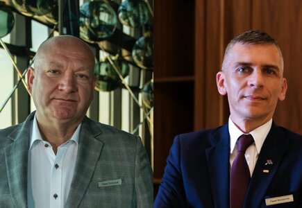 Paweł Żochowski, dyrektora gastronomii Warsaw Marriott Hotel, i Paweł Możdżonek, zastępca dyrektora Działu Gastronomii