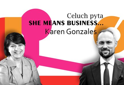 Karen Gonzales i Krzysztof Celuch w cyklu She Means Business...