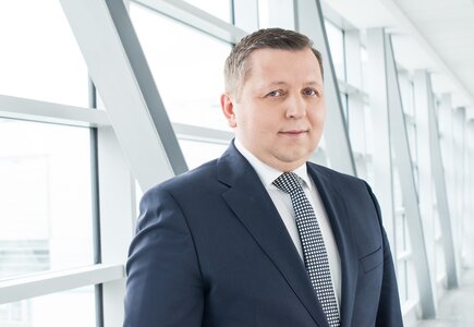 Tomasz Kobierski, prezes zarządu Grupy MTP, prezes zarządu Centrex. Fot. Magdalena Ostrowicka