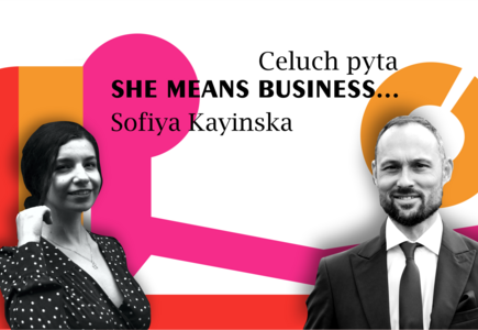 Sofiya Kayinska i Krzysztof Celuch w cyklu SheMeansBusiness
