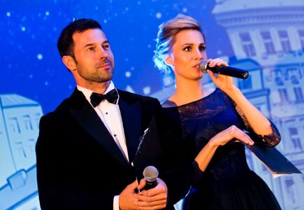Imprezę prowadzili: Agnieszka Popielewicz oraz Andrzej Pieńko