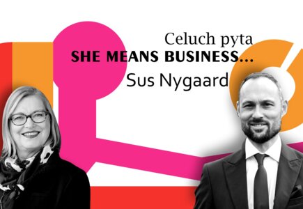Sus Nygaard i Krzysztof Celuch w cyklu She Means Business...