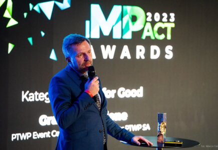 MP Impact Awards – prezentacja finalistów, kat. MICE for Good: Gramy w zielone, Marcin Stolarz, PTWP Event Center