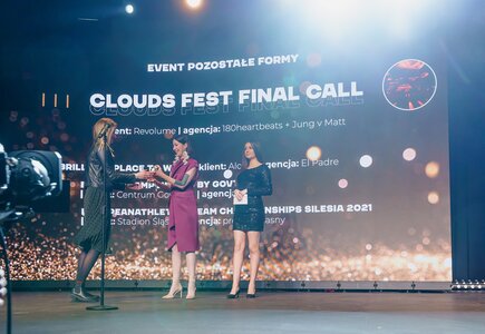 Event pozostałe formy: Clouds Fest Final Call, klient: Revolume, agencja: 180heartbeats + Jung v Matt