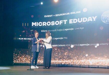 Event – edukacja online: Microsoft EduDay, klient: Microsoft Polska, agencja: Live Age