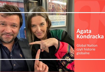 Jakub Puchajda ( CEO TRCO Travel Consulting) gościnnie w cyklu Agaty Kondrackiej Global Nation czyli historie globalne