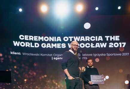 Event Dziesięciolecia: Ceremonia Otwarcia The World Games Wrocław 2017 klient: Wrocławski Komitet Organizacyjny – Światowe Igrzyska Sportowe 2017, agencja: Walk Events