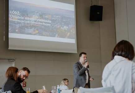 Eventową ofertę Łodzi przedstawił Tomasz Koralewski, Łódź Convention Bureau