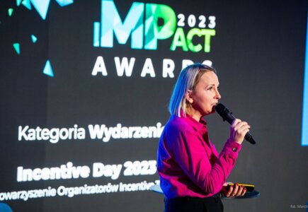 MP Impact Awards – prezentacja finalistów, kat. Wydarzenie: Incentive Day 2023, Grażyna Woźniczka, Stowarzyszenia Organizatorów Incentive Travel