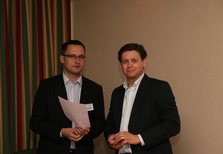 od lewej: Piotr Cieślak (Meeting Planner), Paweł Netczuk (Mediarun)