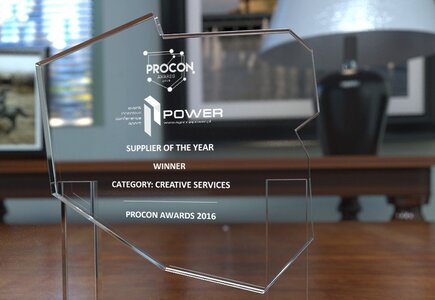 „Supplier of the Year” w kategorii usługi kreatywne Procon Awards 2016 - zwycięstwo agencja Power
