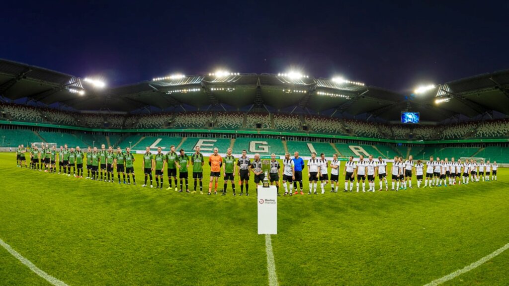 Rozpoczęcie meczu MP Legia Cup 2016