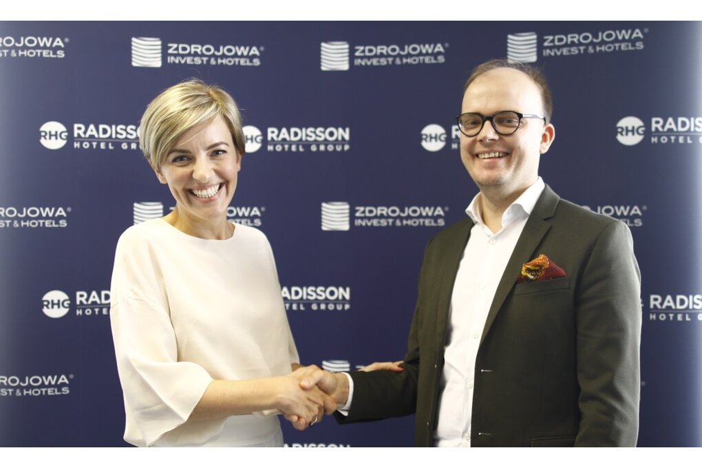 Valerie Schuermans (RHG) i Jan Wróblewski (Zdrojowa Invest)
