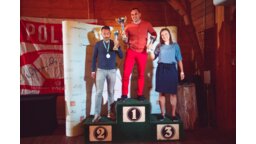 Najlepsi w triathlonie: Marcin Lewandowski (Travel-Bidder), Wojciech Cłapiński (El Padre), Agata Misiak (Hogg Robinson Group).