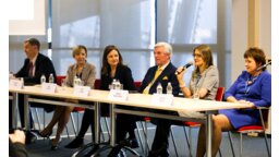 Panel dyskusyjne podczas Poland Meetings Destination. fot. Katarzyna Cegłowska