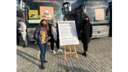 Postulaty branży autokarowej i turystycznej w Warszawie. fot. Alina Dybaś, Turystyczna Organizacja Otwarta