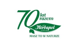 Z okazji jubileuszu zaprojektowane zostało okolicznościowe logo Herbapolu