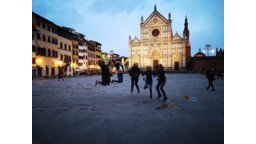 Pustki na ulicach Florencji fot. Anna Maciaszek