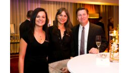 Małgorzata Rusin (MICE sales manager, Warsaw Marriott Hotel), Julita Skórska (sales executive, Warsaw Marriott Hotel, Dean Amburn (area director of revenue management) Marriott International)